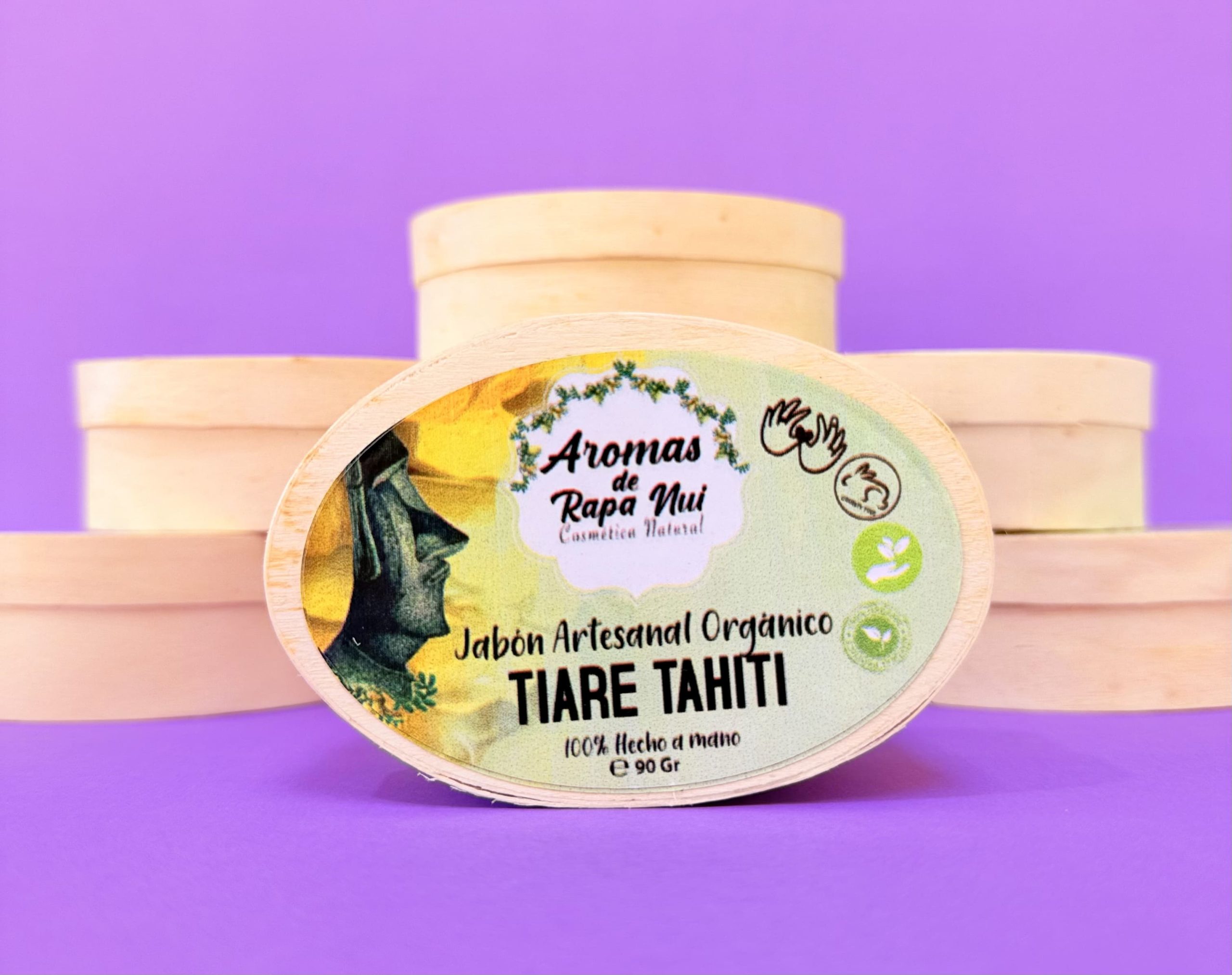 Jabón Artesanal Orgánico de Tiare Tahiti - Imagen 2