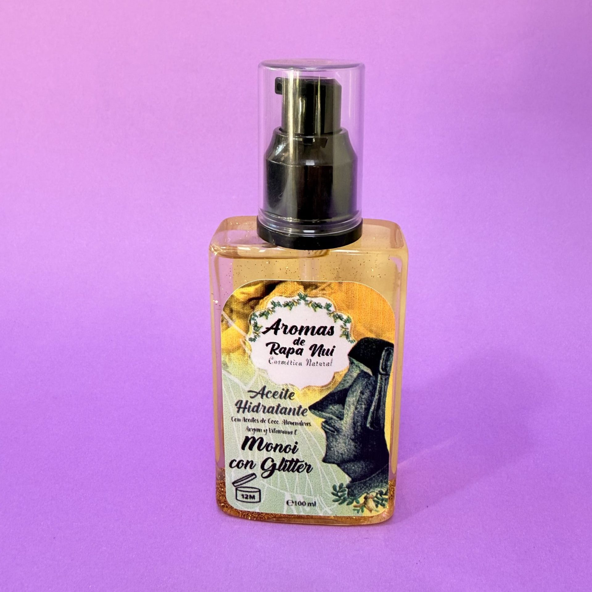 Aceite Hidratante – Monoi con Glitter (100 ml)